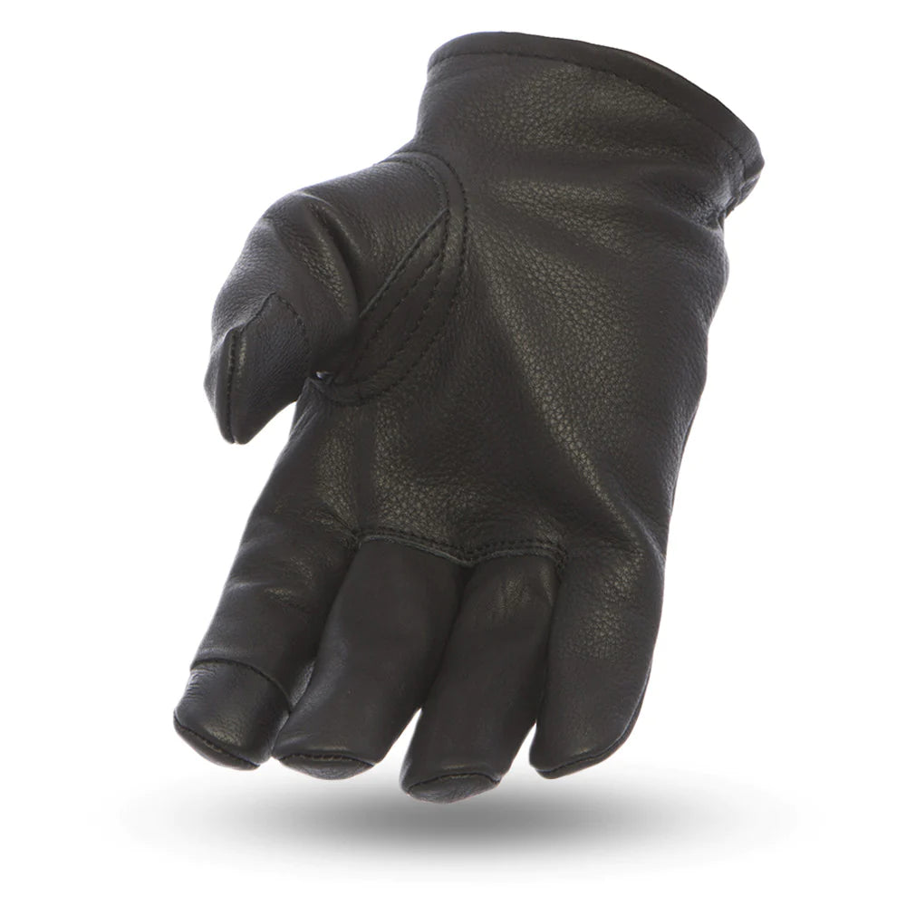 Classic Motorcycle Gloves: Soft Aniline Cowhide, Touch Tech Fingertips
