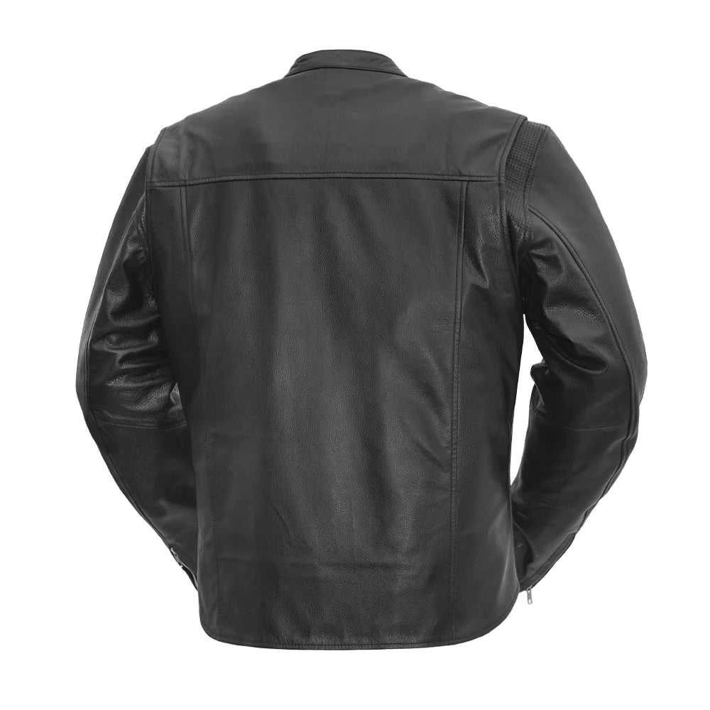 Rocky-Men's Motorcycle Leather Jacket