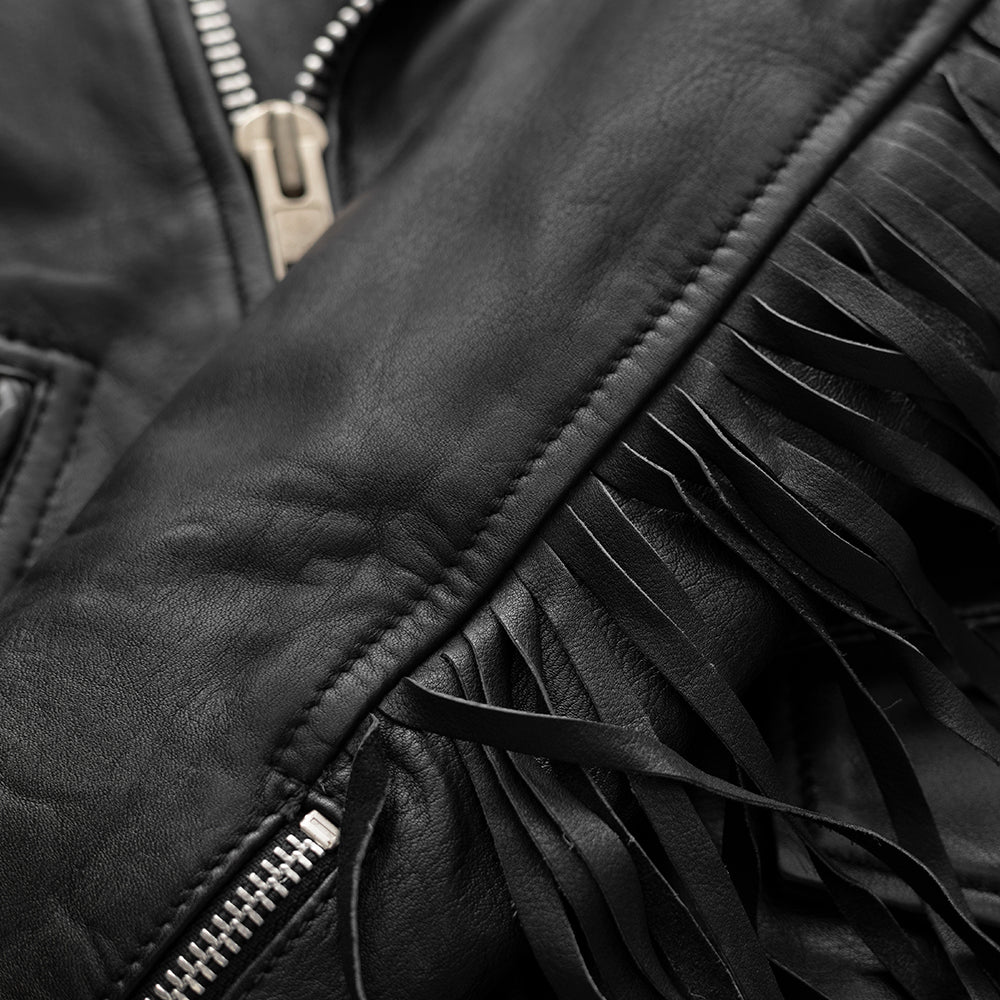 Lesley - Women's Fashion Leather Motorcycle Jacket