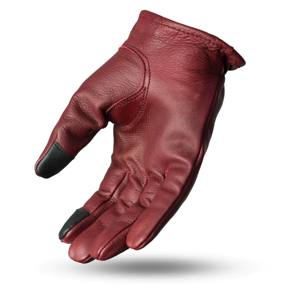 Roper Men's Motorcycle Leather Gloves OxBlood