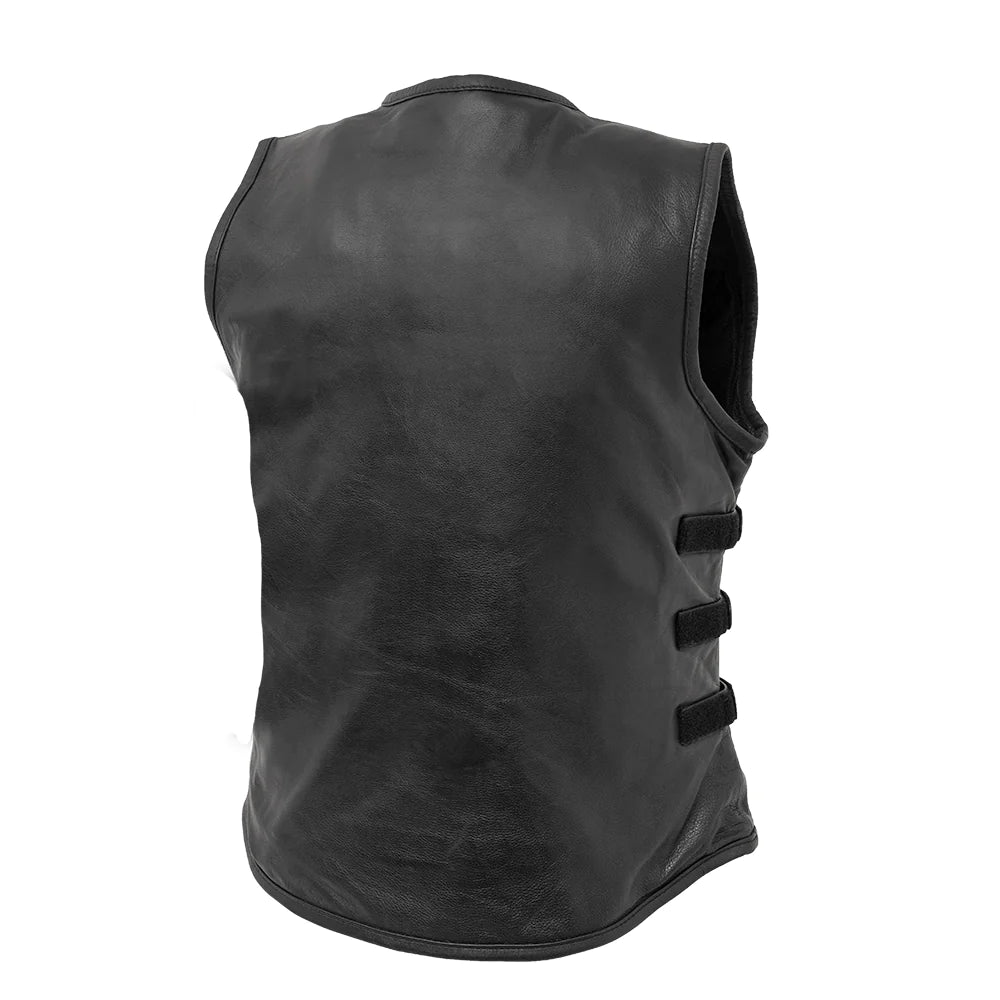  Katana - Women's Motorcycle Leather Vest back