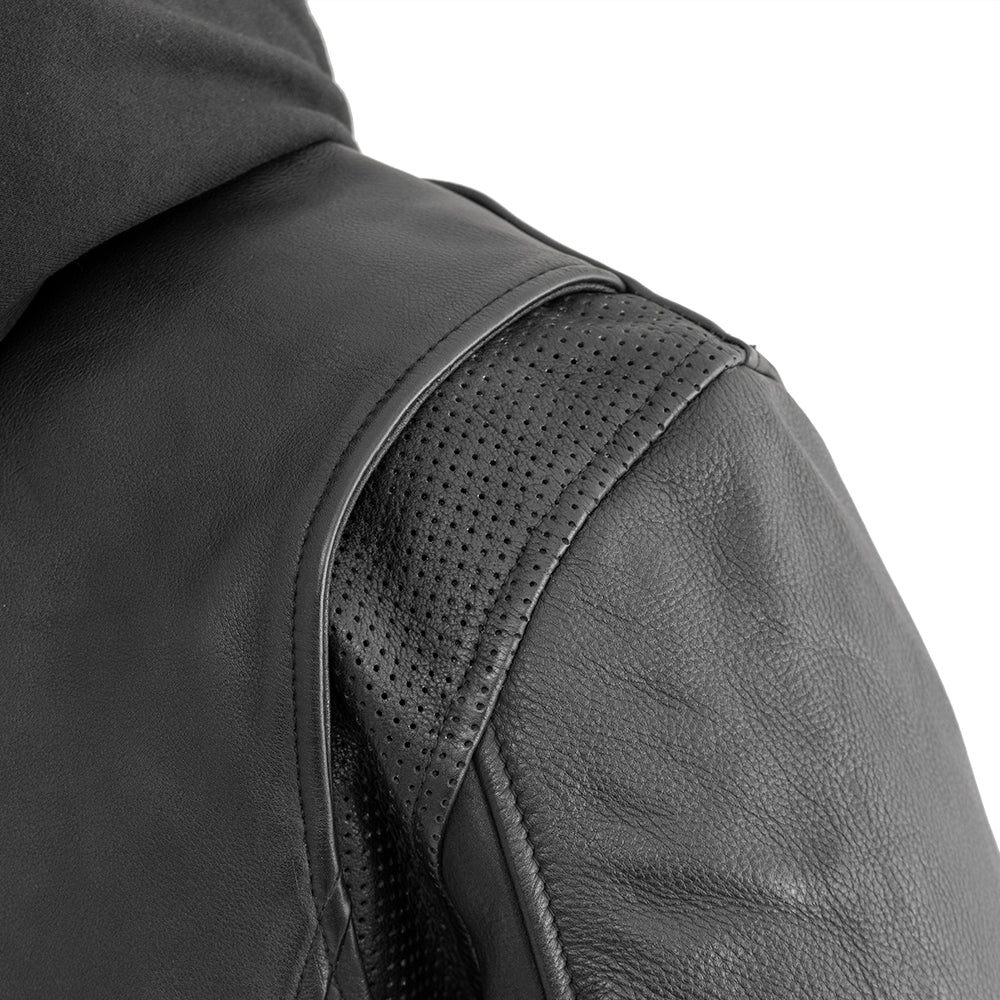 Street Cruiser Jacket - Shoulder View | Armor Pockets