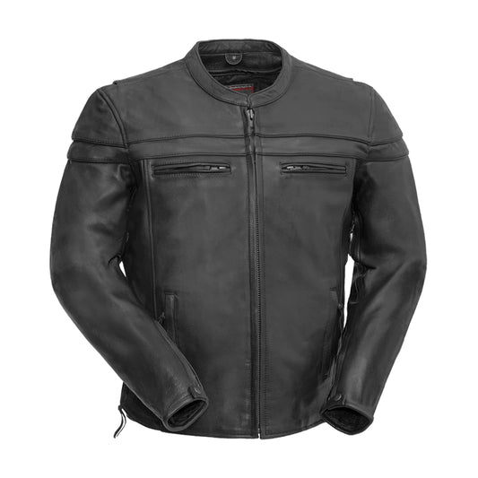 Maverick-Men's Motorcycle Leather Jacket