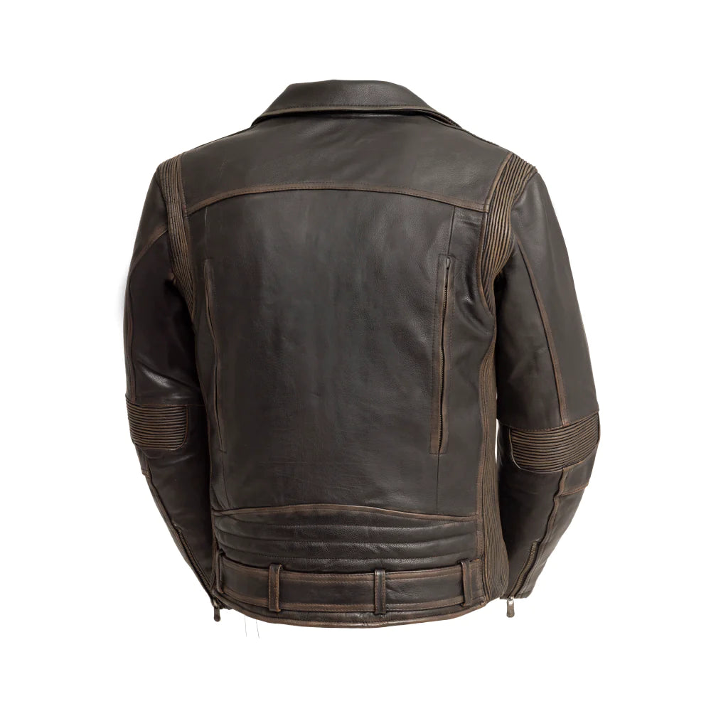 Wrath-Men's Vintage Motorcycle Leather Jacket