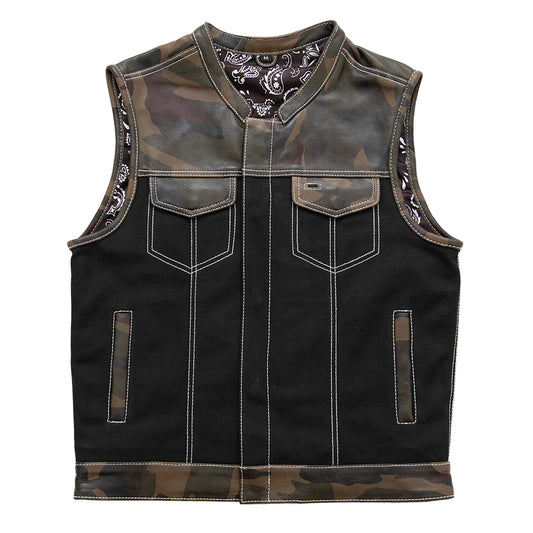 Infantry Vest: Camo Style - Front View