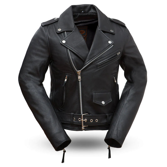 Rock Star Women's Motorcycle Leather Jacket