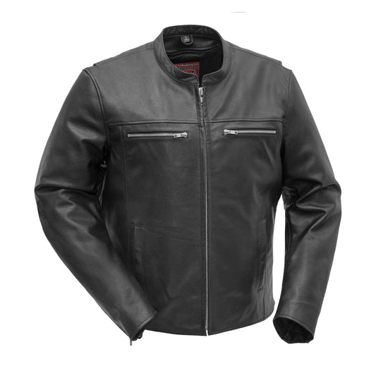 Rocky-Men's Motorcycle Leather Jacket