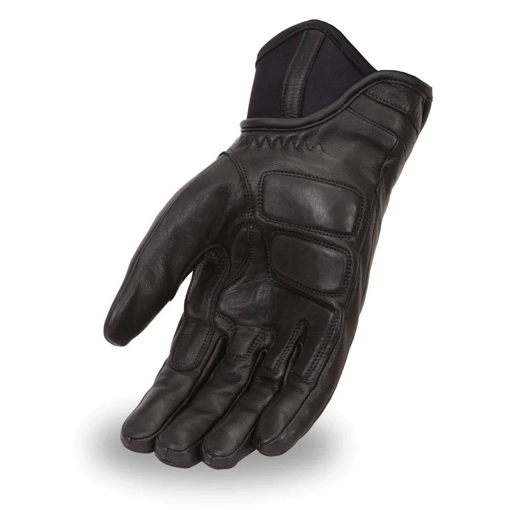 Shadow Motorcycle Gloves: Aniline Cowhide